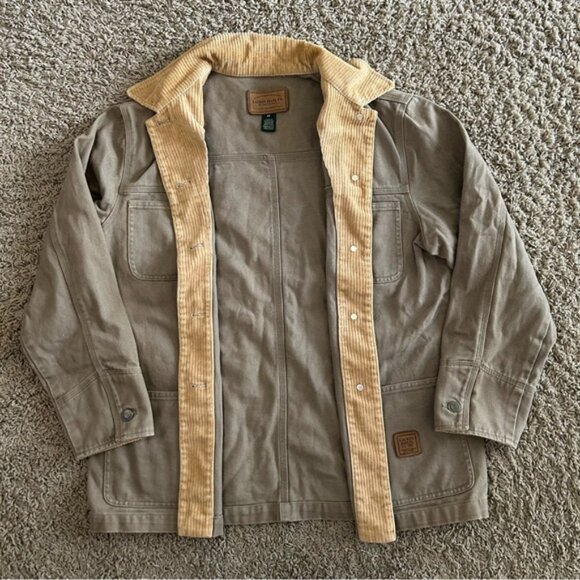 Vtg Ralph Lauren Jeans Co. Jacket Men's Medium Denim Chore Coat Workwear Utility - Picture 5 of 10